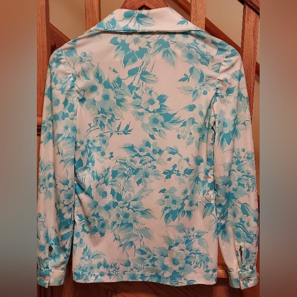 Handmade vintage 1970s long sleeve blouse - Picture 2 of 5